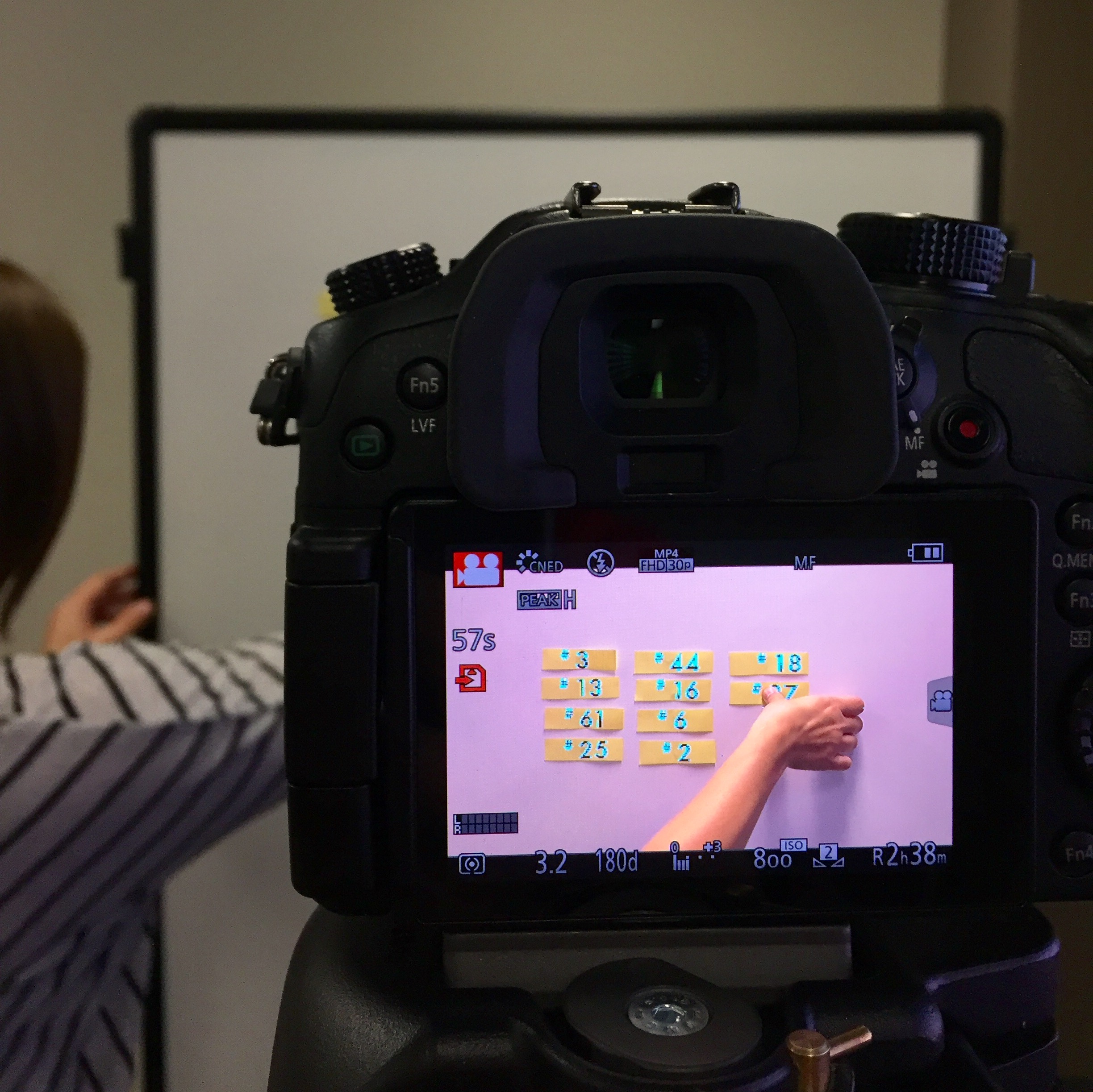 Close Up Of Camera, Showing A Preview Of What Is Being Filmed